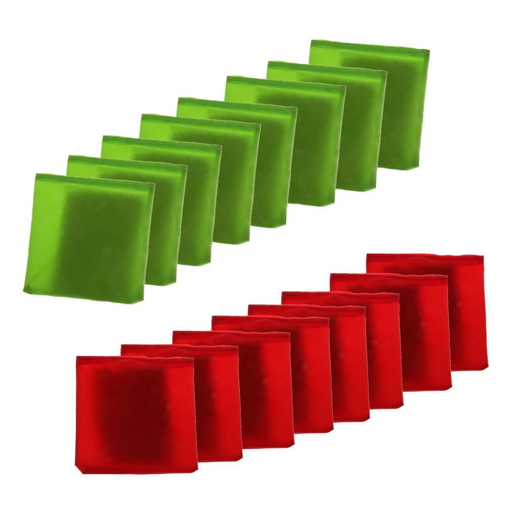 16 Pieces Double Layer Cornhole Bag - Bean Bag for Tossing Corn Hole Game