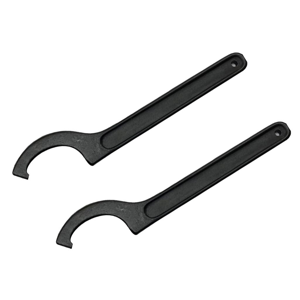 2x High Carbon Steel ER Hook Wrench Spanner CNC Collet Chuck Clamping 28-32