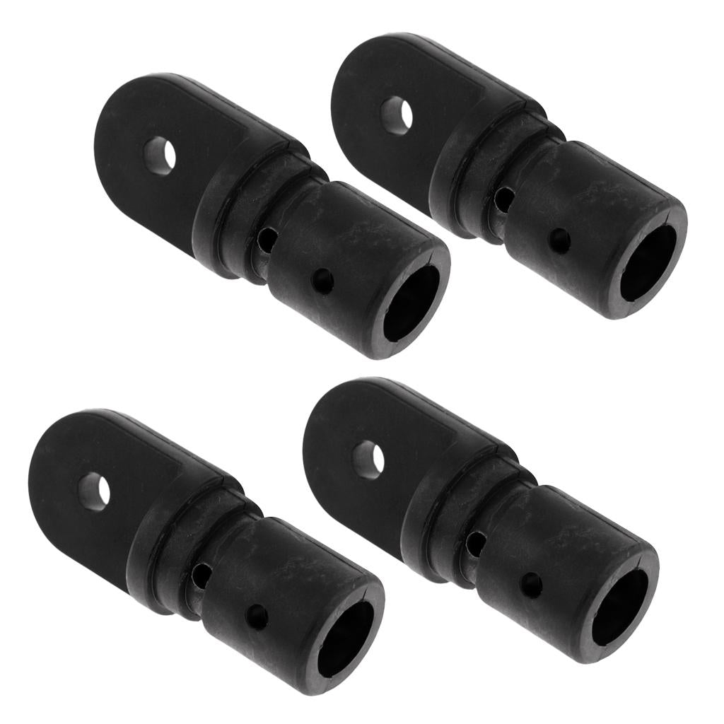 4 Pieces Nylon Marine Boat Bimini Top Fitting 22mm Tube Inside Eye End