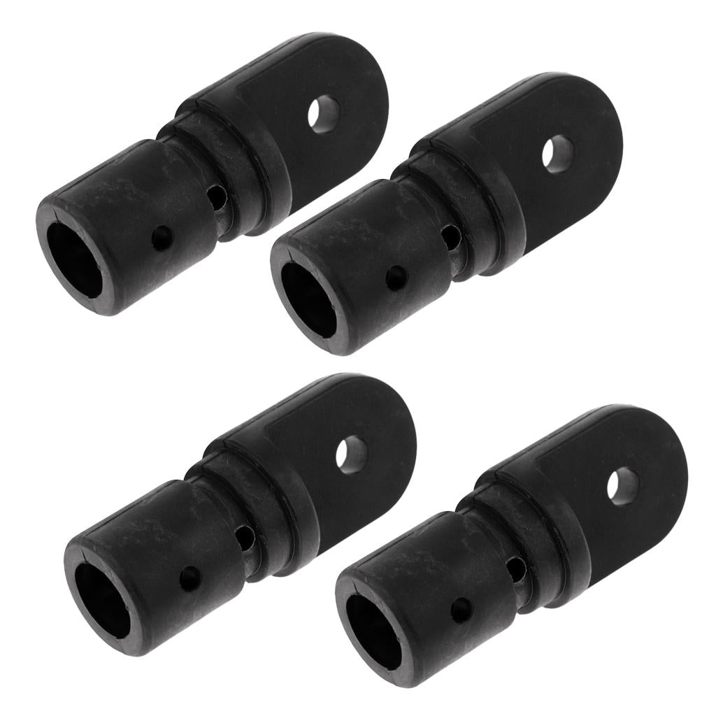 4 Pieces Nylon Marine Boat Bimini Top Fitting 22mm Tube Inside Eye End