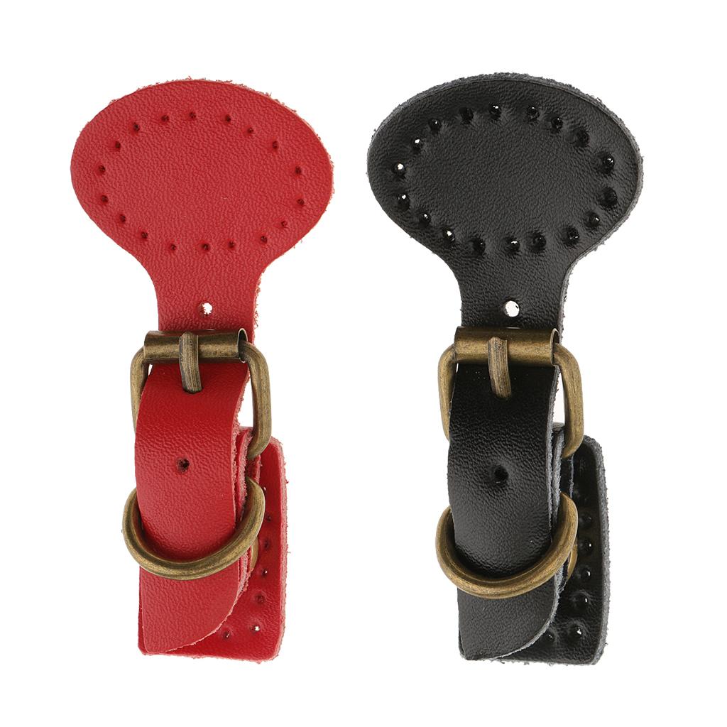 2 Sets Sew on Leather Magnetic Snap Buckles DIY Bag Handbag Replacement