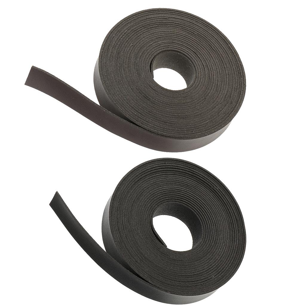 2Pcs 5 Meters DIY PU Leather Straps Strips for Leather Crafts 2cm Wide