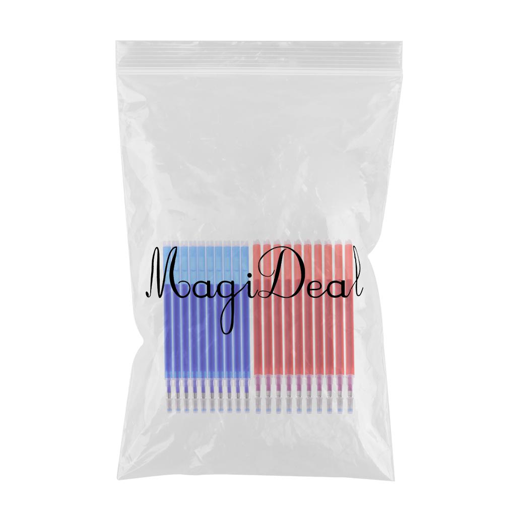 20pcs/set High Temperature Disappearing Refill Pen Heat Erase Sewing Tools