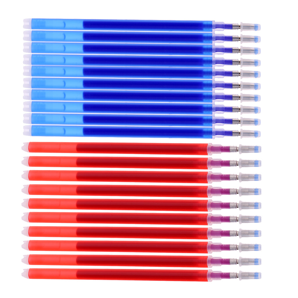 20pcs/set High Temperature Disappearing Refill Pen Heat Erase Sewing Tools