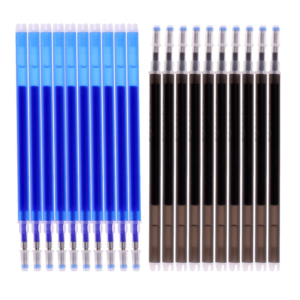 20pcs/set High Temperature Disappearing Refill Pens Heat Erase Sewing Tools