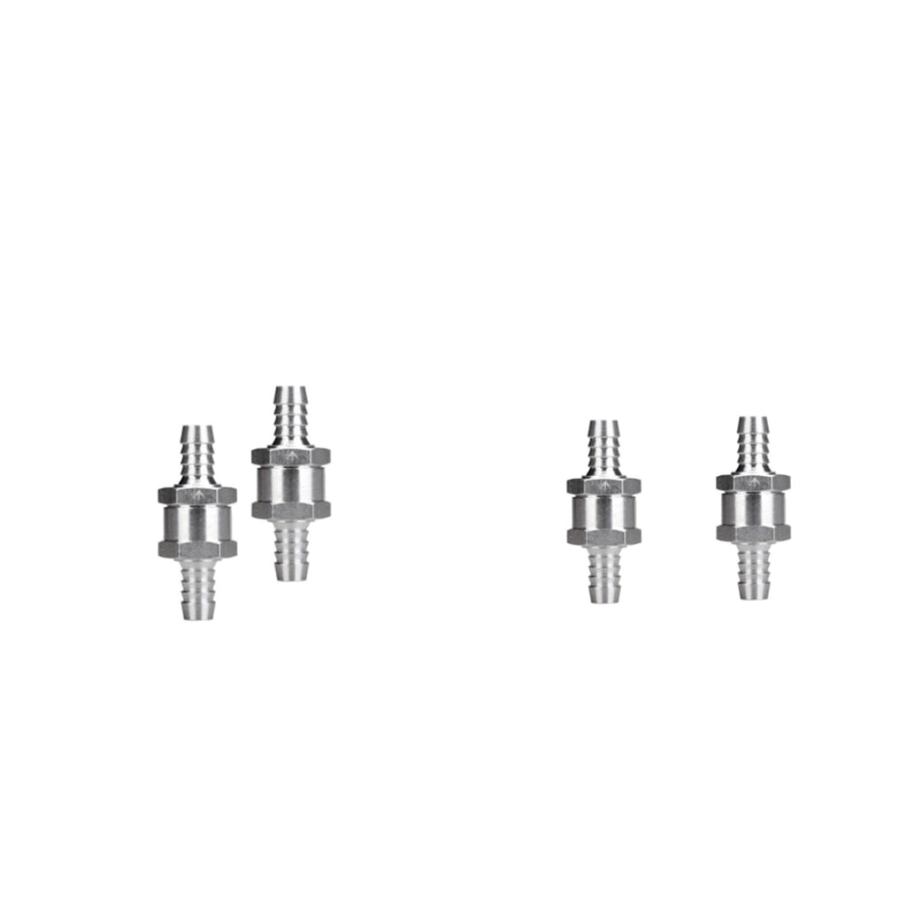 4 Pieces 6mm 10mm Non Return Fuel Line Oil Petrol Water One Way Check Valve