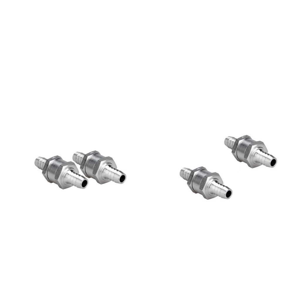 4 Pieces 6mm 10mm Non Return Fuel Line Oil Petrol Water One Way Check Valve