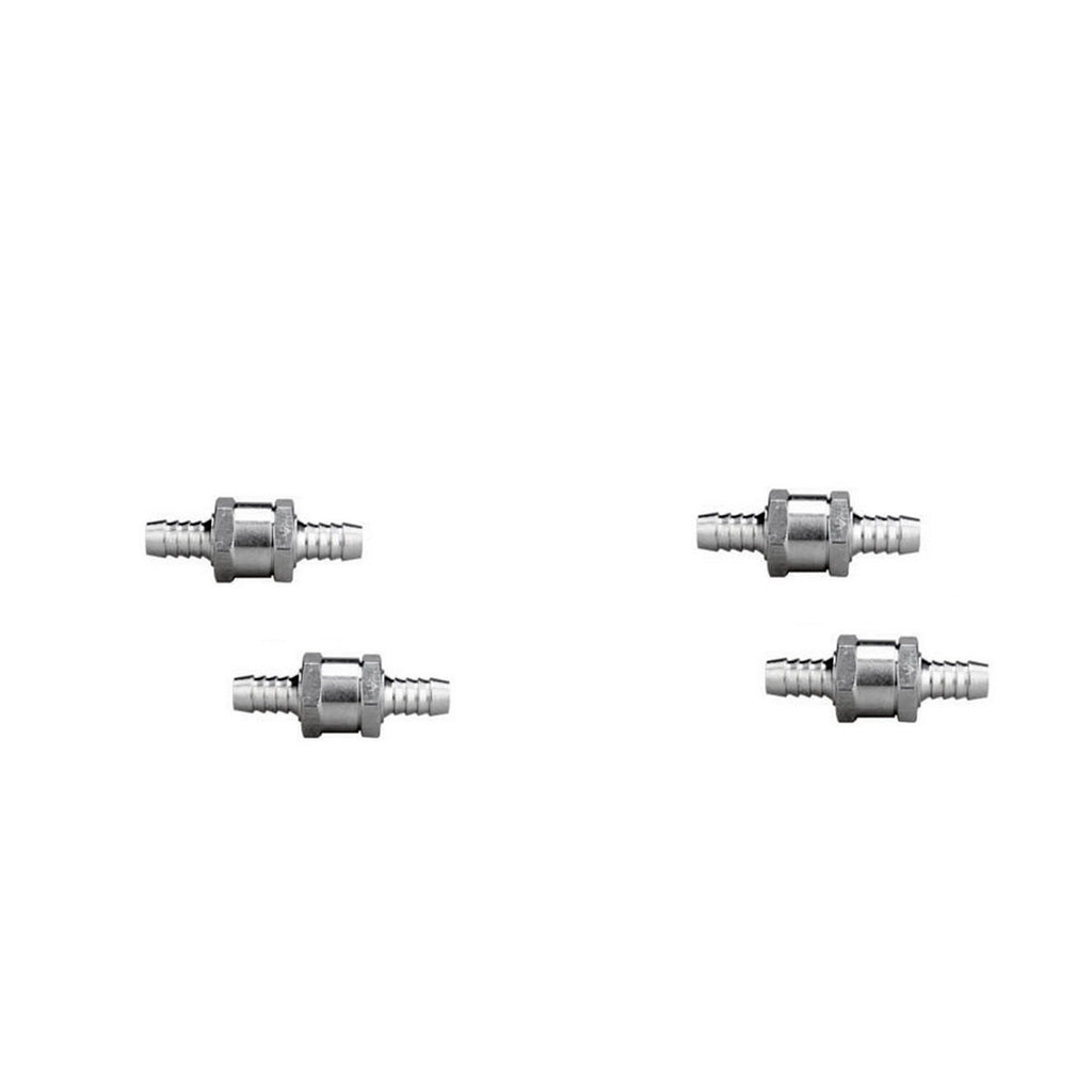 4 Pieces 8mm 10mm Non Return Fuel Line Oil Petrol Water One Way Check Valve