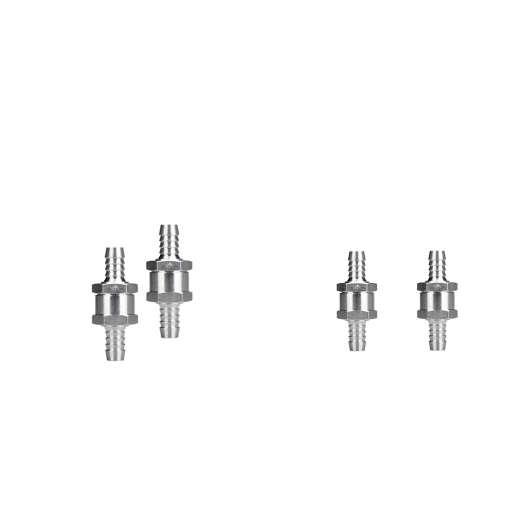 4 Pieces 8mm 10mm Non Return Fuel Line Oil Petrol Water One Way Check Valve