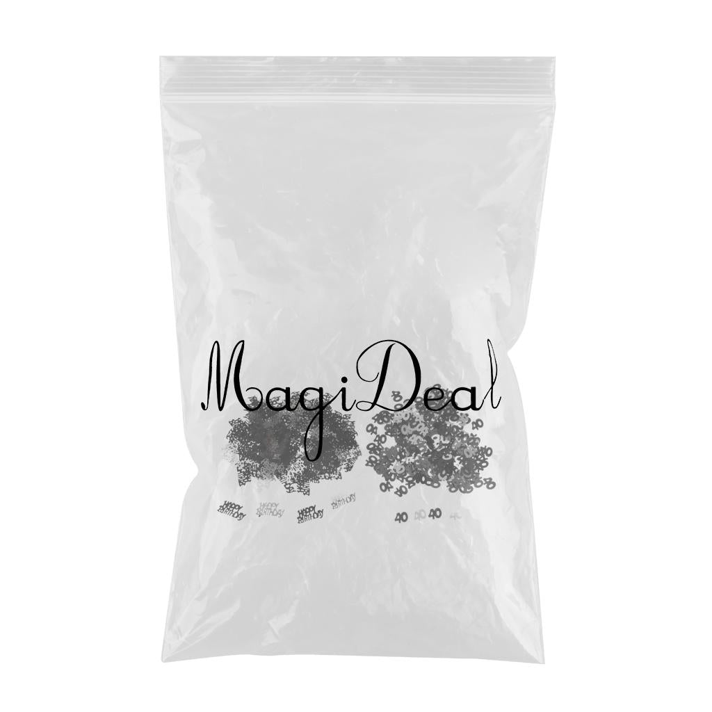40th Birthday Celebration Table Confetti Party Decoration Scatter Sprinkle