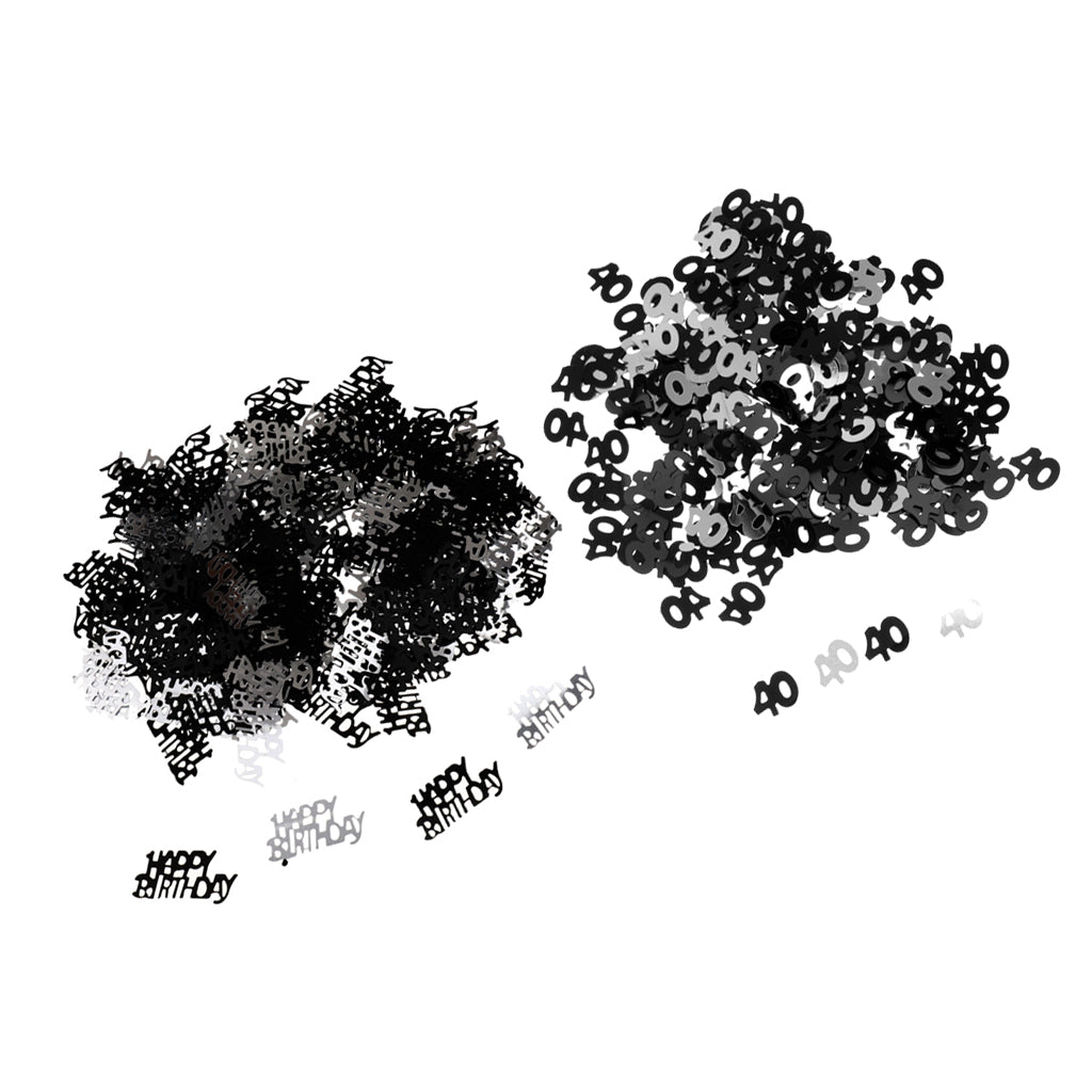 40th Birthday Celebration Table Confetti Party Decoration Scatter Sprinkle
