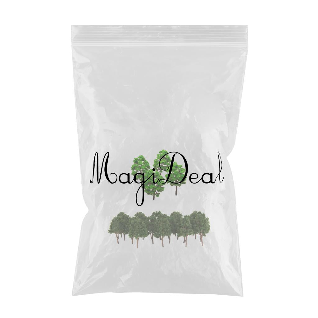 30 Pieces 8cm Plastic Model Trees Landscape Scenery Layout 1:100-1:150 Scale