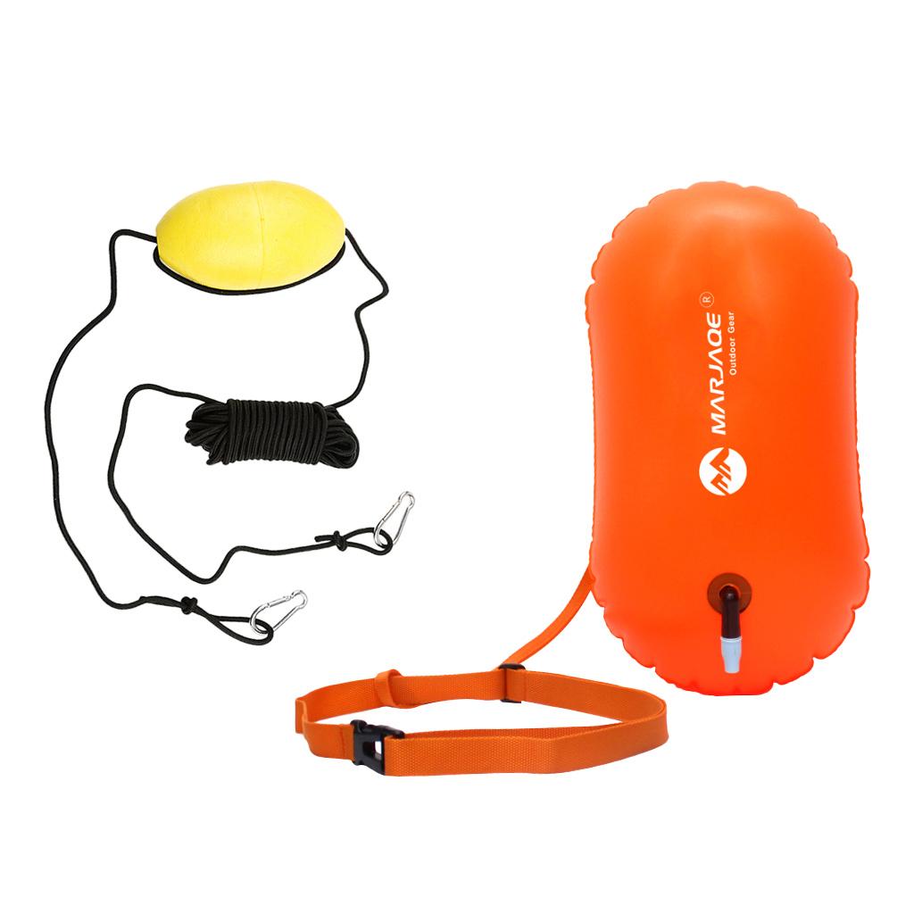 30 Feet Kayak Drift Anchor Tow Rope Tow Line Throw Line Swimming Bag Buoy
