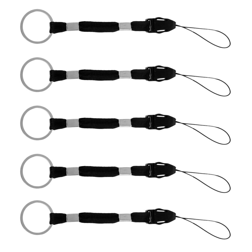 5pcs Hand Wrist Strap Cord Paracord Lanyard for Flashlight Torch Camera