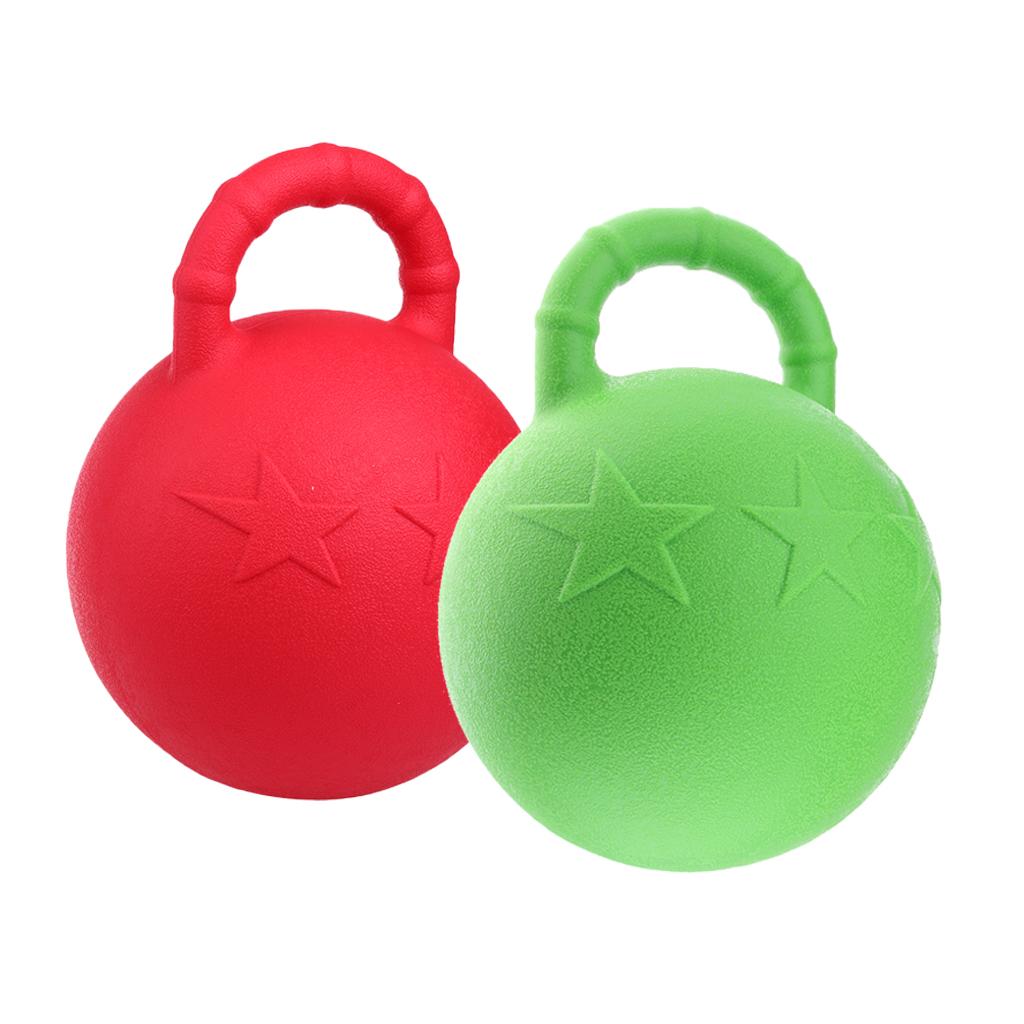 2 Pieces Horse Toy Game Ball Pet Joy Fun Horse Stable And Yard Toy