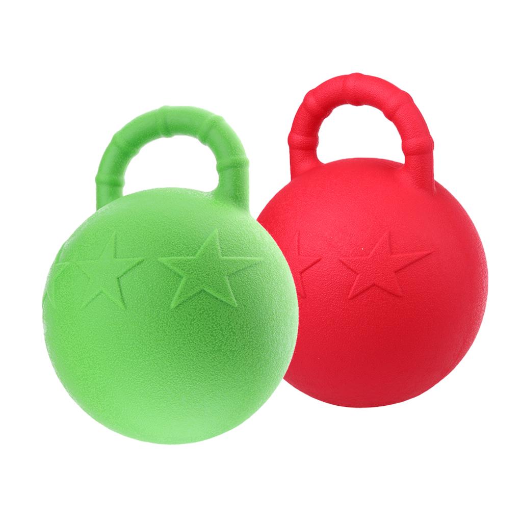 2 Pieces Horse Toy Game Ball Pet Joy Fun Horse Stable And Yard Toy