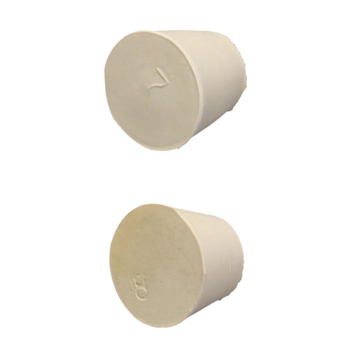 5x7#+5x8#Laboratory Solid Rubber Plug Stopper Bungs Flask Tapered Tube Plugs