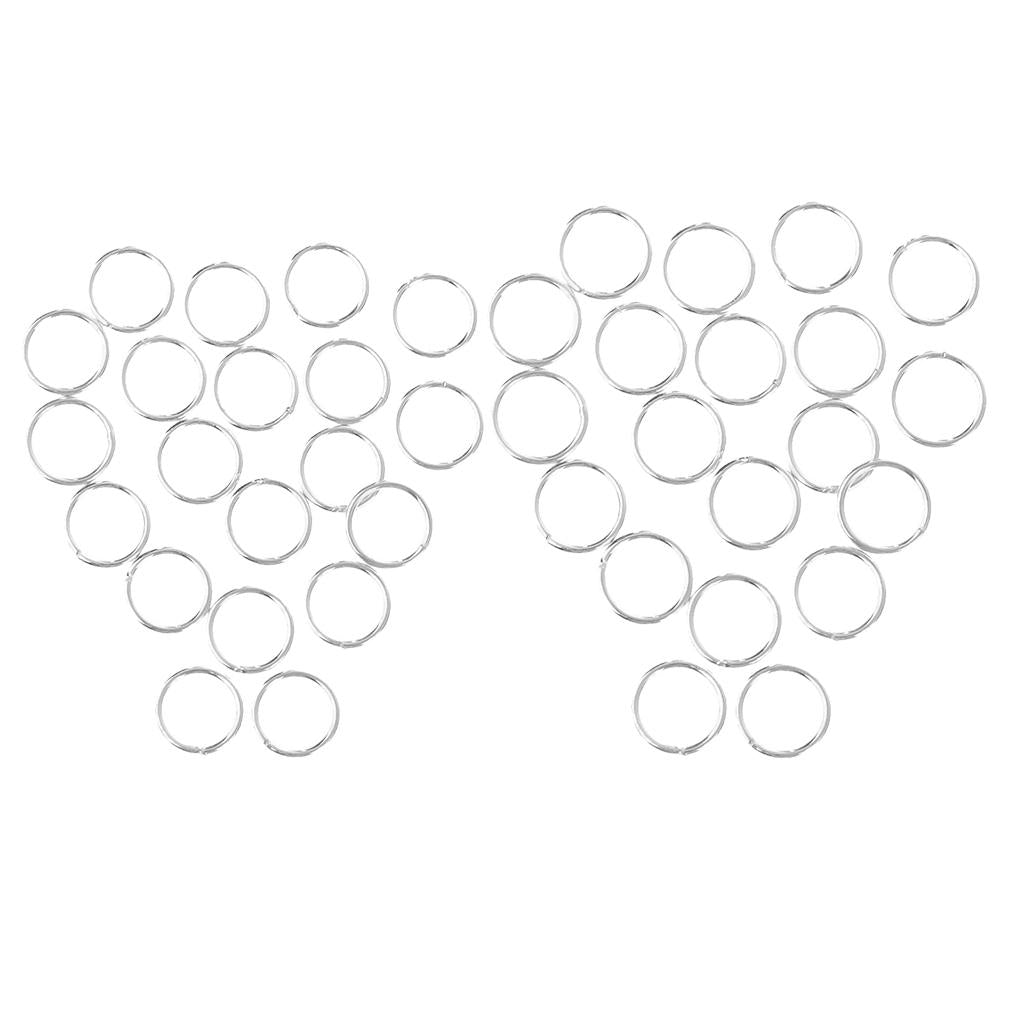 40 Pieces 5mm 6mm Making Jewelry Findings Sterling Silver Open Jump Rings