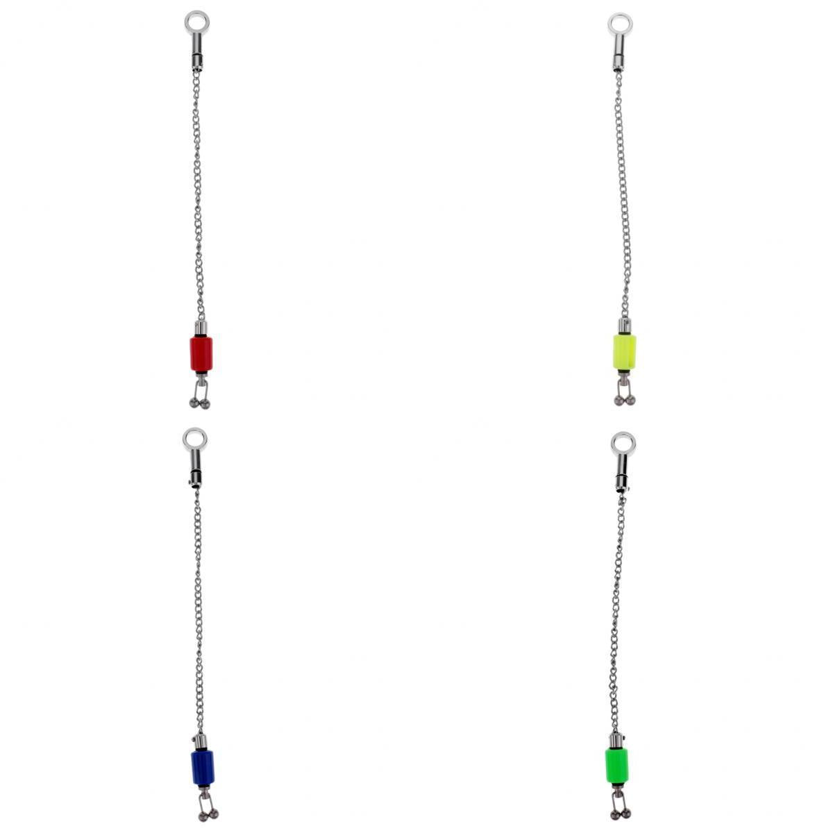 4 Pieces Slim Line Carp Fishing Indicator Bite Alarm Chains Fishing Tackle