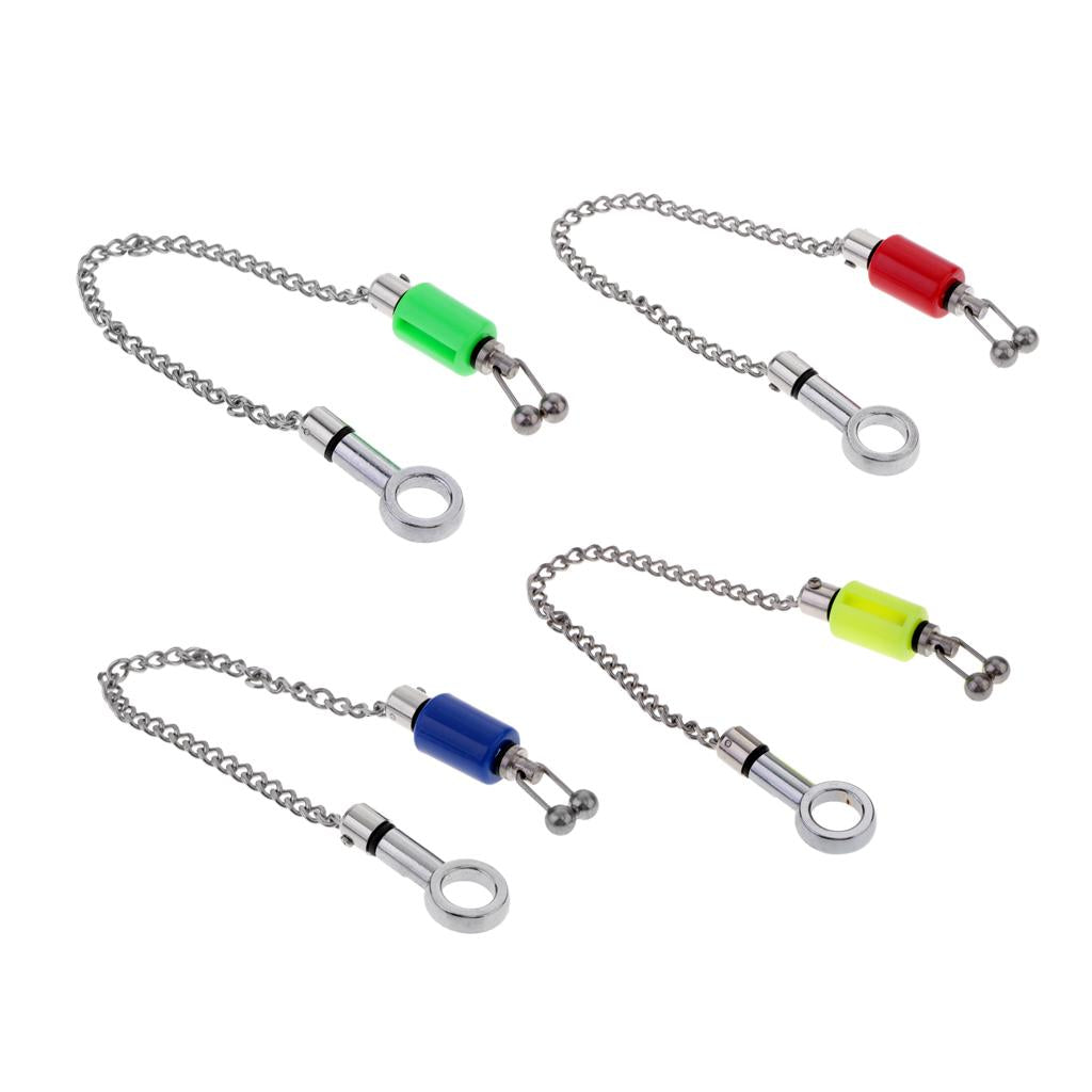 4 Pieces Slim Line Carp Fishing Indicator Bite Alarm Chains Fishing Tackle
