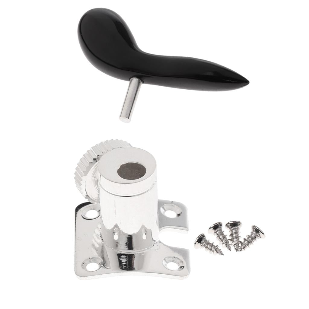 1 Set Bassoon Hand Holder Saddle Rest Stem Base Silver Plated for Bassoon