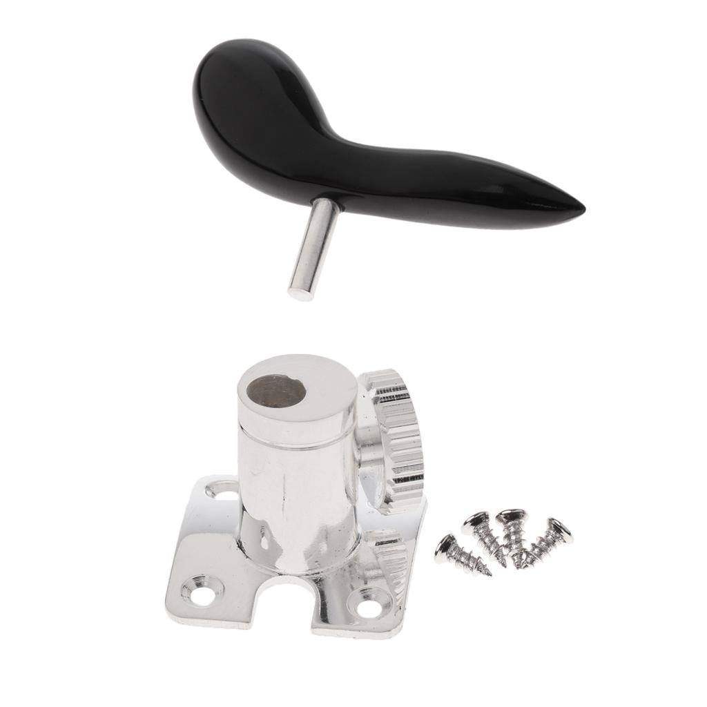 1 Set Bassoon Hand Holder Saddle Rest Stem Base Silver Plated for Bassoon