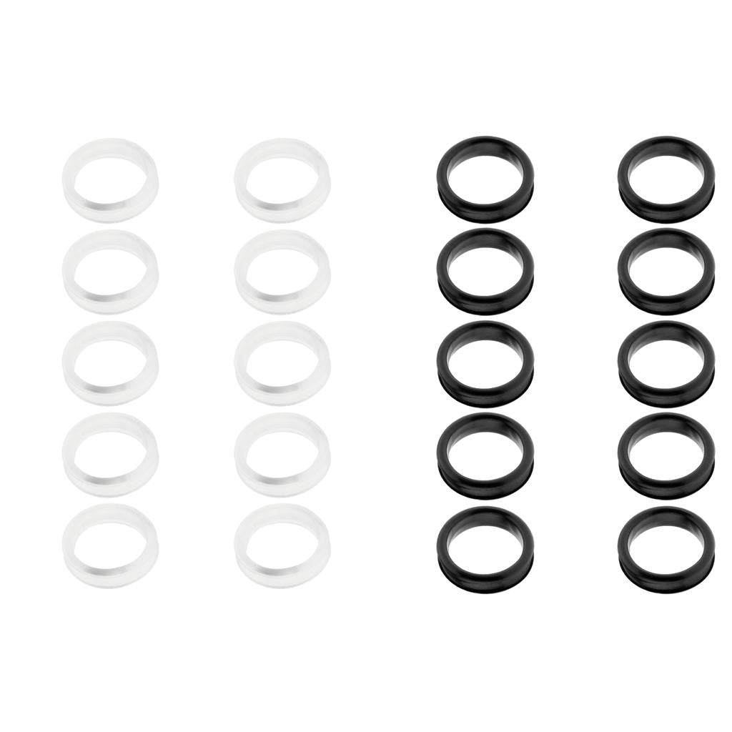 20Pcs Finger Ring Grips Inserts for Barber Hairdressing Shear Scissors
