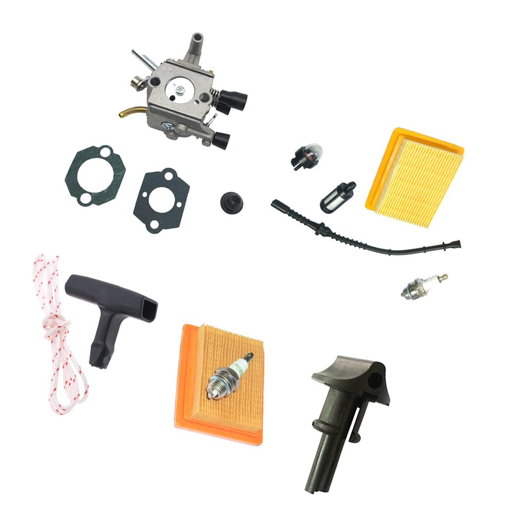 Carburetor Air Filter Starter Handle for STIHL FS120 FS200 FS250 FS300 Parts
