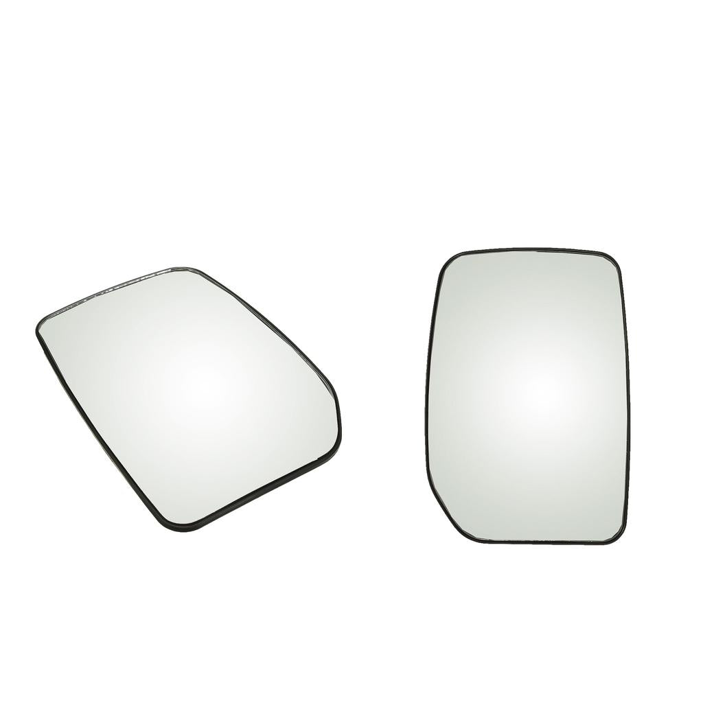 2 Pieces Rearview Side Heated Wing Mirror Left+Right Glass for Ford Transit
