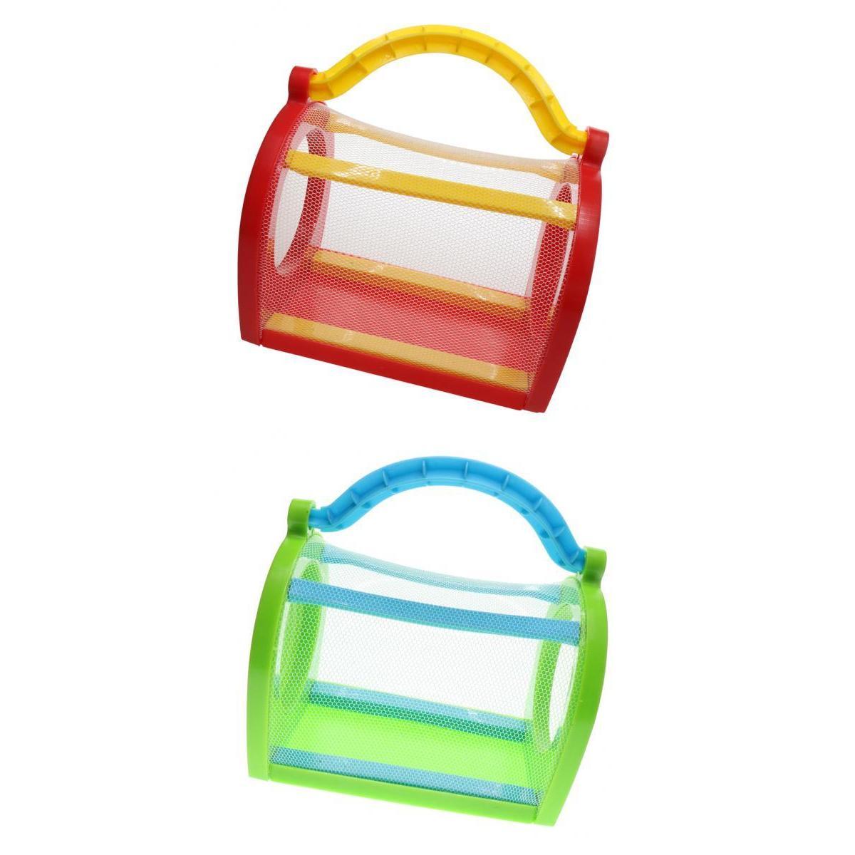 2x Backyard Exploration Critter Insect House Sturdy Plastic Bug Cage Kid Toy