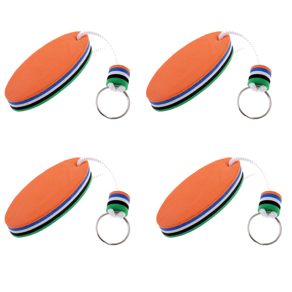 4Pcs Sailing Boating Keyring Floating Key Ring for Kayak Canoe Yacht Boat