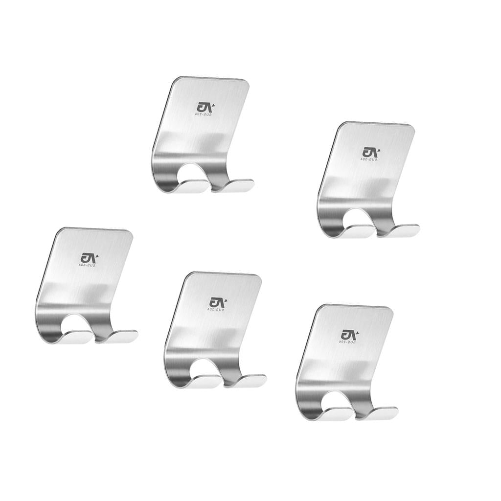 5 pieces Power Plug Socket Hook Rack Holder Hanger Home Wall Decor Organizer
