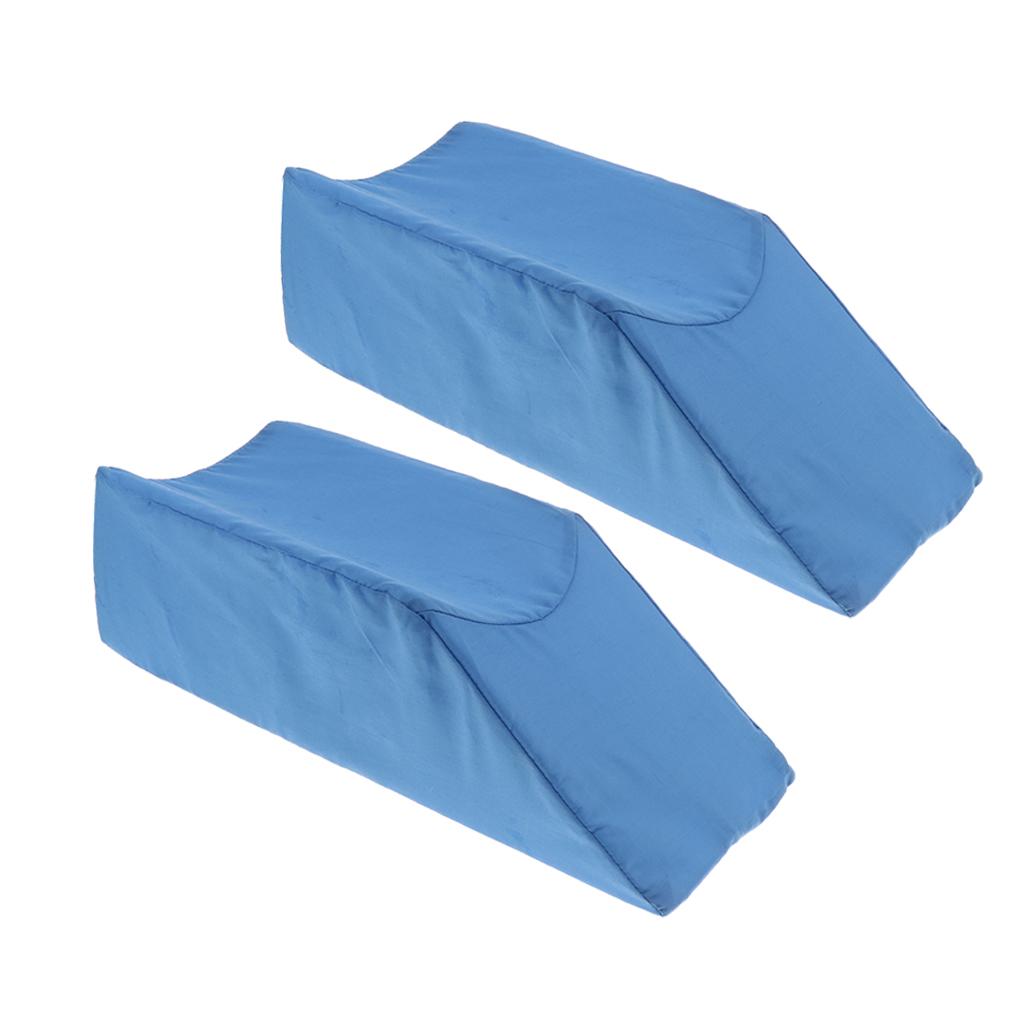 2pcs Foam Leg Elevator Cushion with Washable Cover Support Pillow