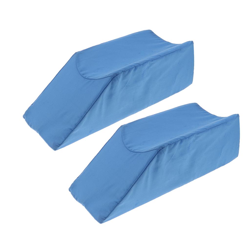 2pcs Foam Leg Elevator Cushion with Washable Cover Support Pillow