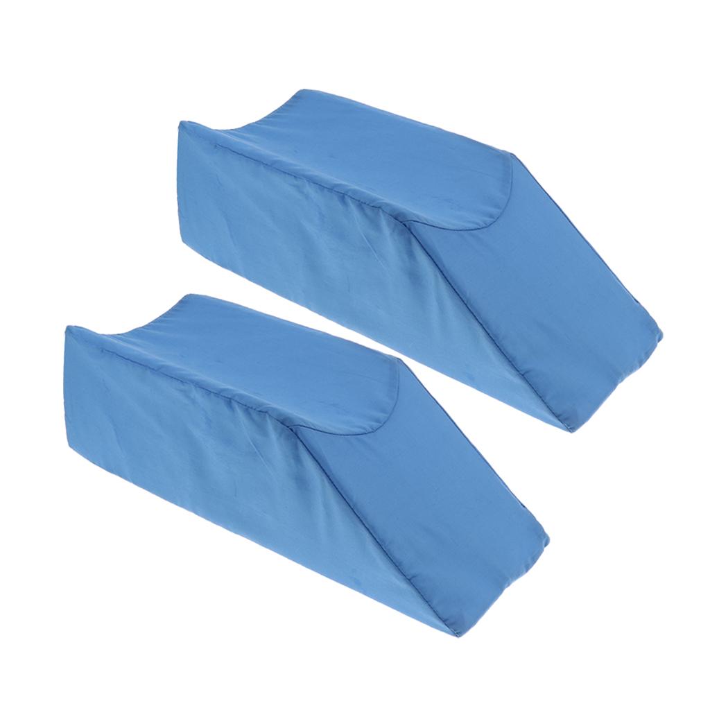 2pcs Foam Leg Elevator Cushion with Washable Cover Support Pillow