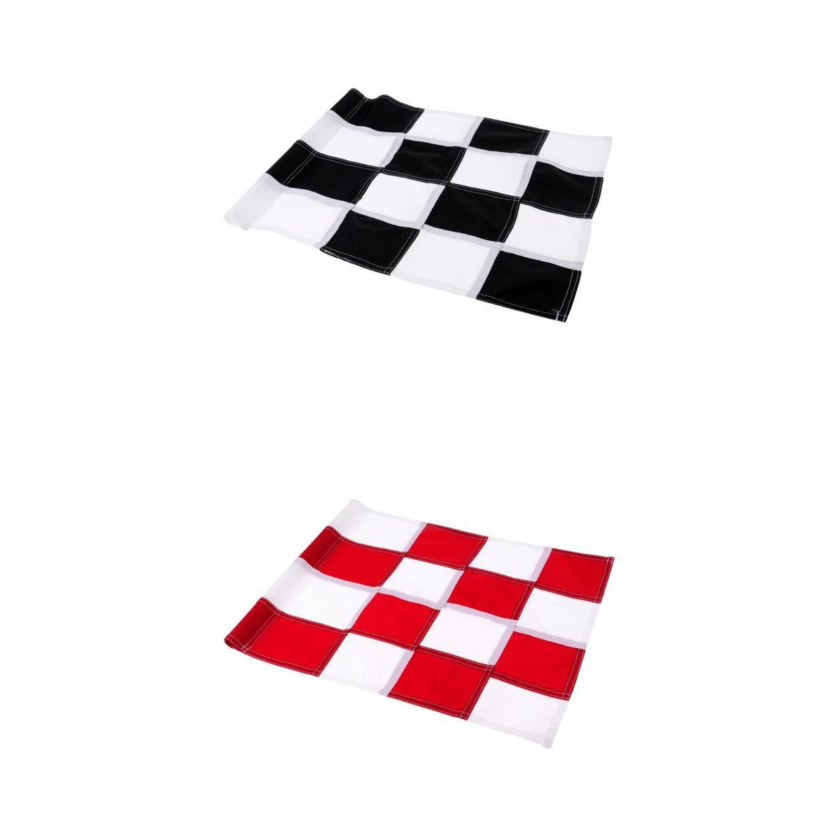 2 Pack Durable Backyard Practice Golf Hole Pole Cup Flag Putting Green Flags