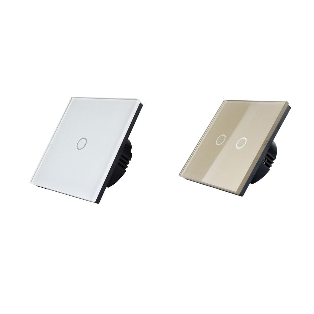 2 Gang 2 Way + 1 Gang 1 Way LED Panel Light EU UK Touch Screen Switch