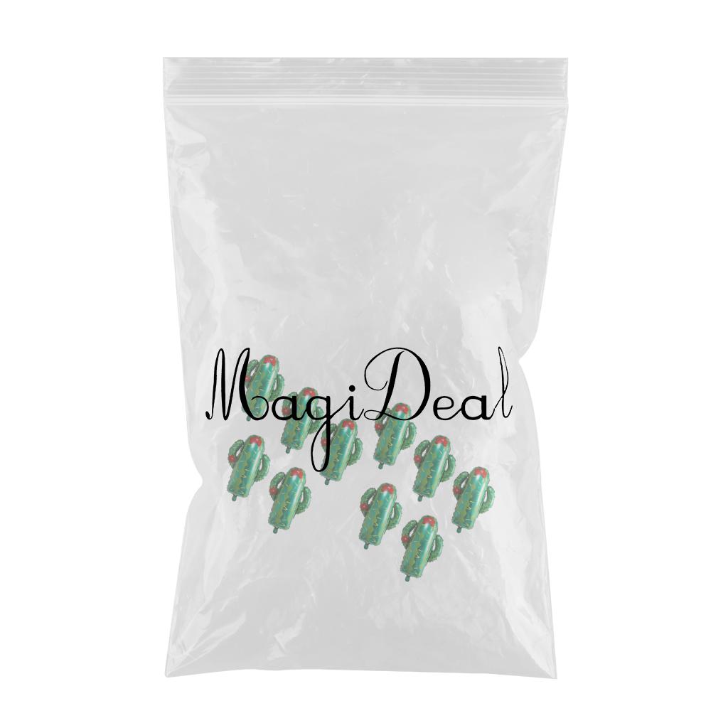 10 Pieces Cactus Aluminium Foil Balloon Baby Shower Kid Birthday Party Decor
