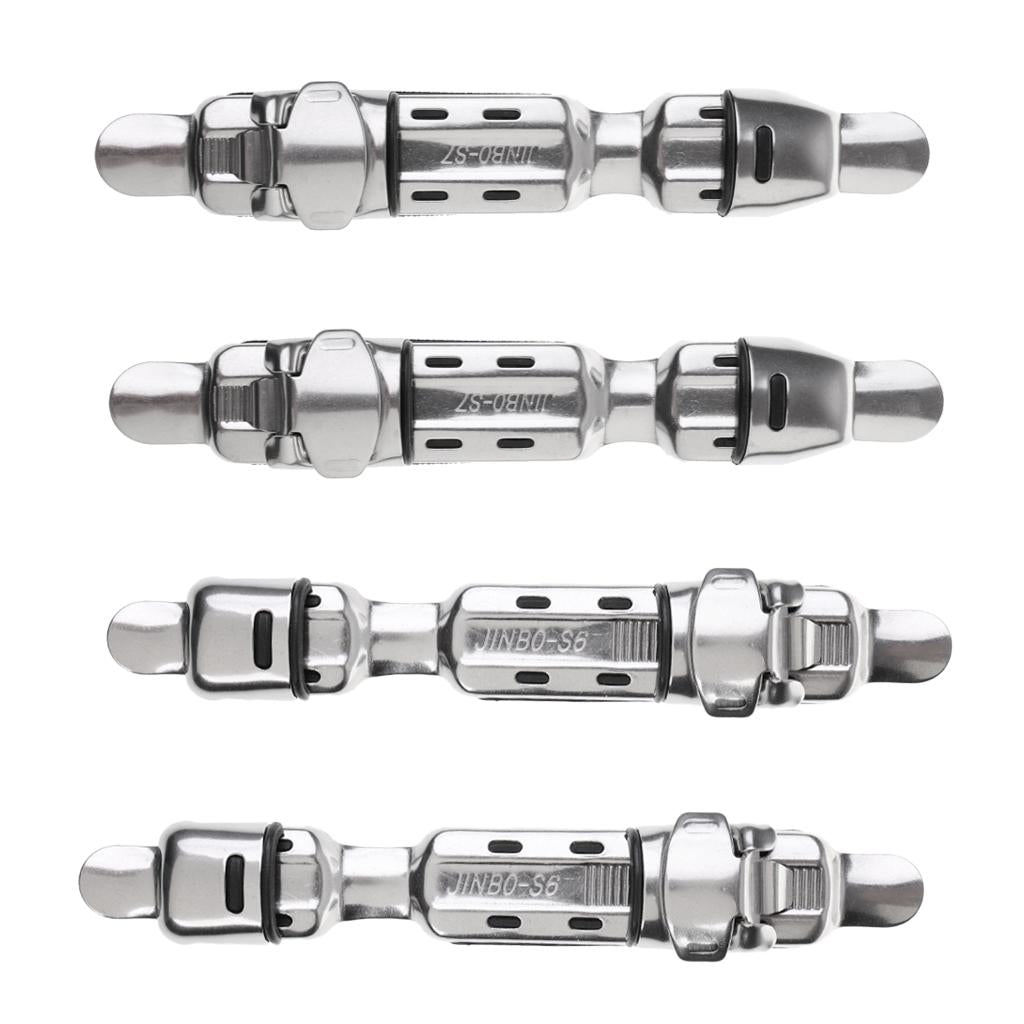 4 Pieces Fishing Reel Seat Deck Wheel Rod Clip Pole Fitted Deck Rod Building