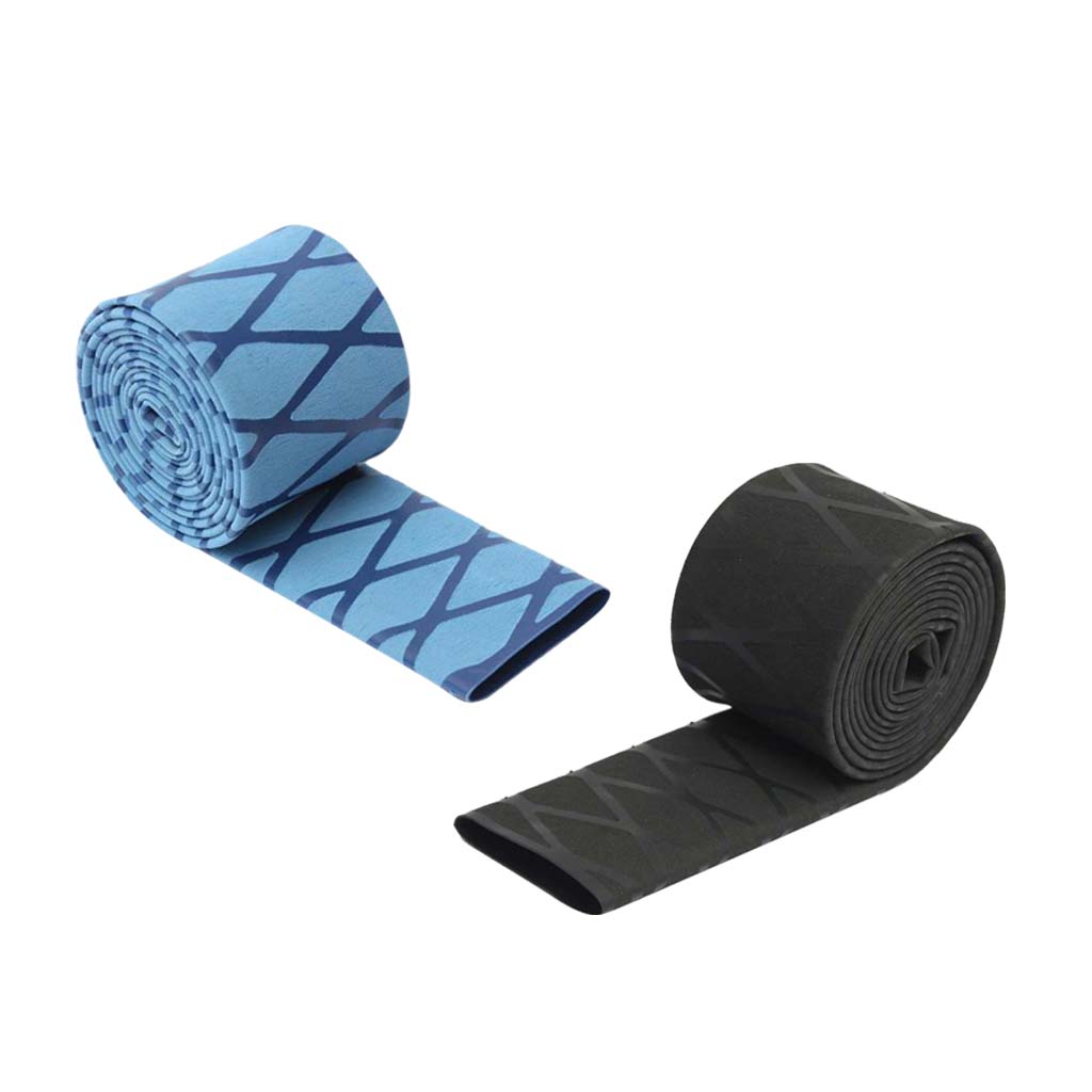 2 Pieces Non Slip Heat Shrink Wrap Tubing Fishing Rod Racket Sleeving Handle