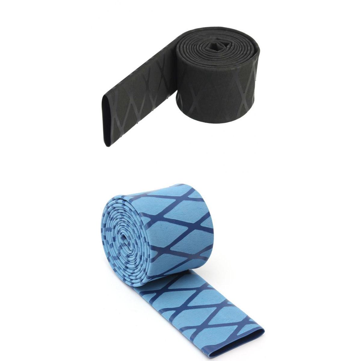 2 Pieces Non Slip Heat Shrink Wrap Tubing Fishing Rod Racket Sleeving Handle