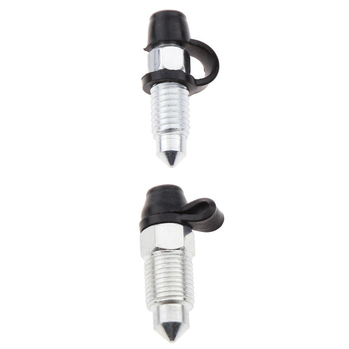 2pcs M10 x1mm & M8 x 1.25mm Motorcycle Brake Caliper Bleed Screw Bolts