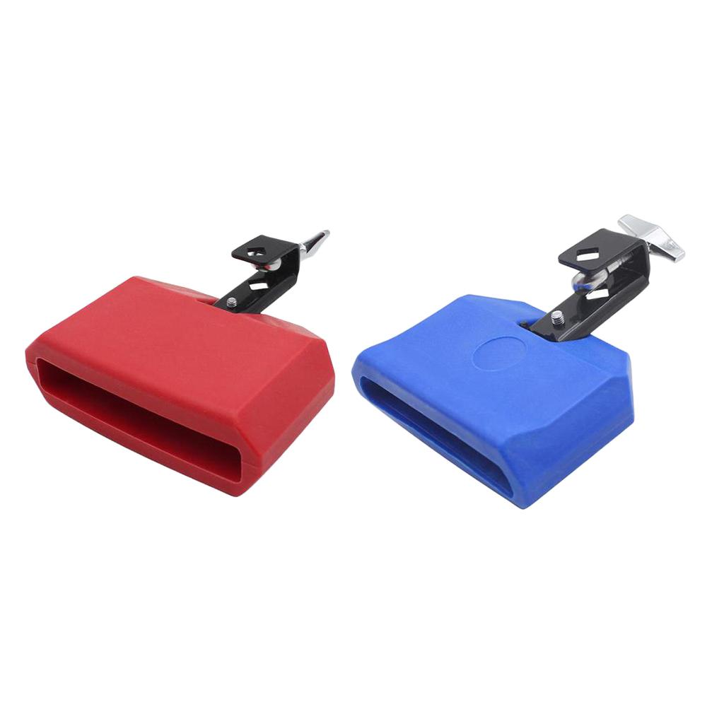 2pcs Low Pitched Plastic Cow Bell Percussion Instruments