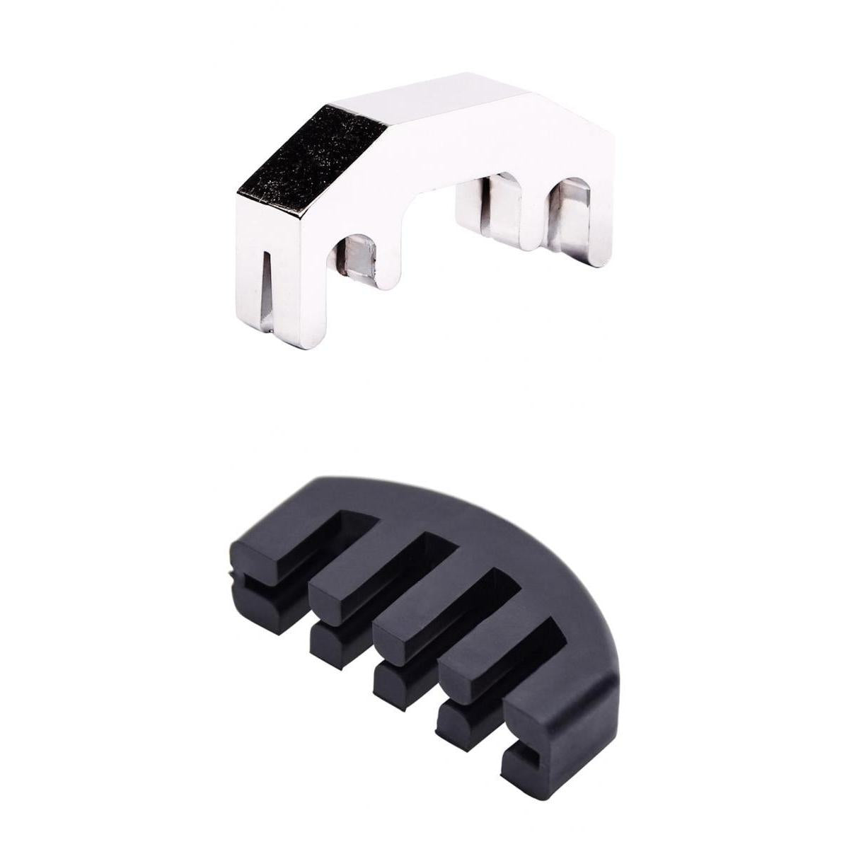 Beginner Violin Practice Mute Silencer Silicone for 1/2 3/4 4/4 Violin
