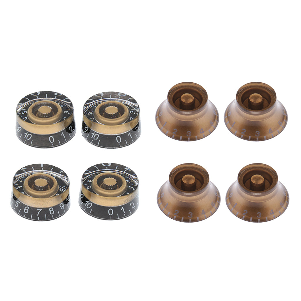8 Pieces Acrylic Volume Tone Control Knobs for LP Electric Guitar