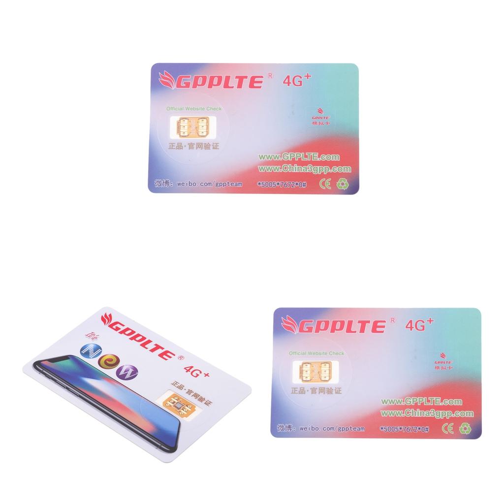3 X Unlock Turbo Sim Card GPP LTE 4G+Pro 2 for iPhone 8 7 6S 6 Plus +5S 5C 5