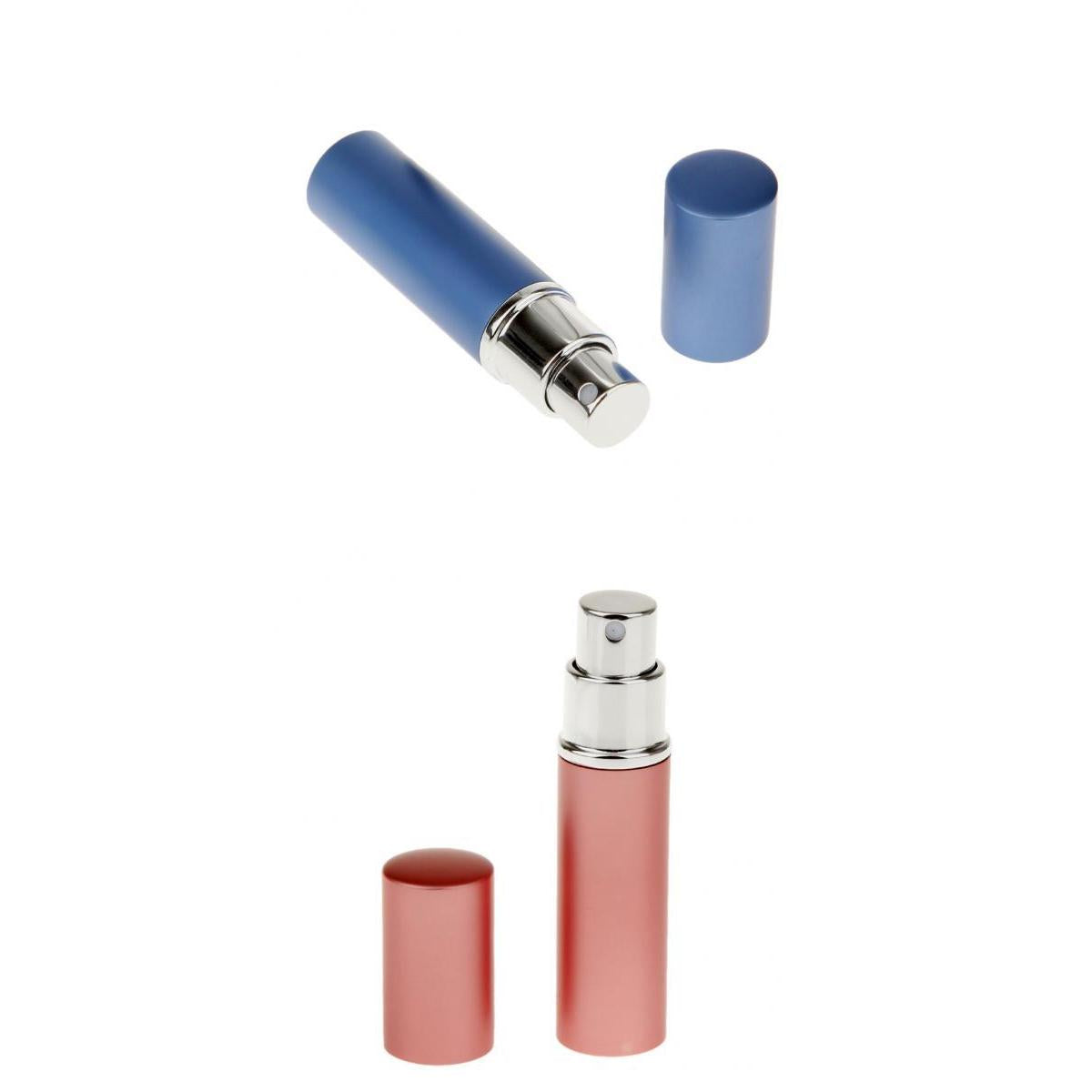 2 Pieces Travel Refillable Perfume Oil Atomizer Empty Mist Spray Bottle