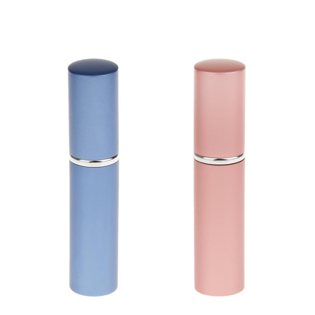 2 Pieces Travel Refillable Perfume Oil Atomizer Empty Mist Spray Bottle