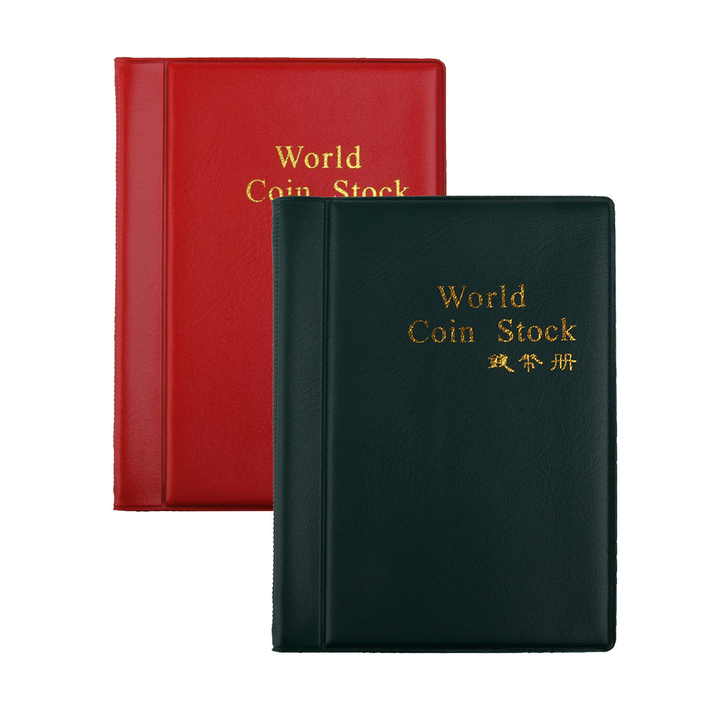 2pcs Mini Penny Money Pocket Storage Coin Album Book 120 Holders Collection