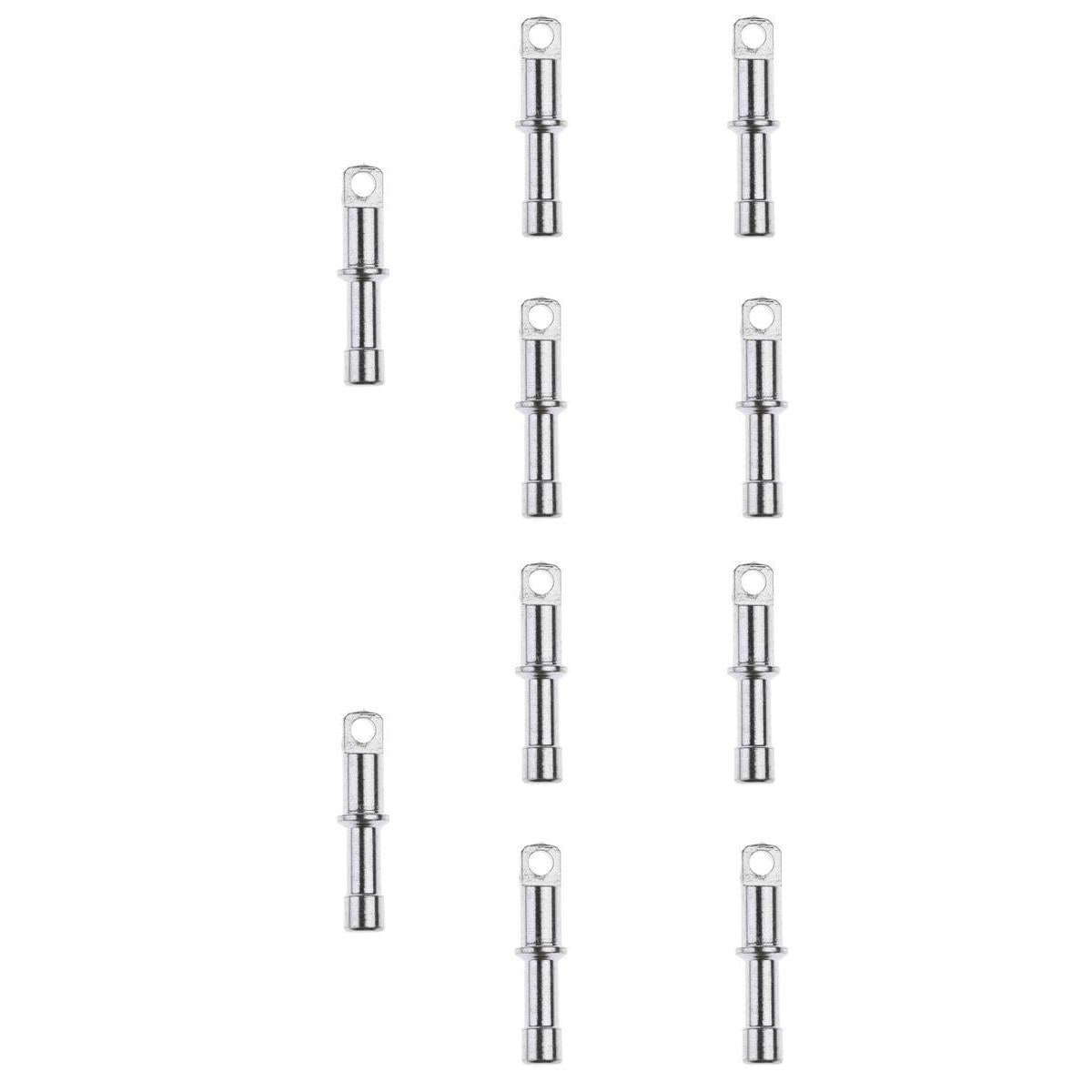 10 Pieces Aluminum Rod End Plugs Tent Pole Replacement for 8.5mm & 7.9mm